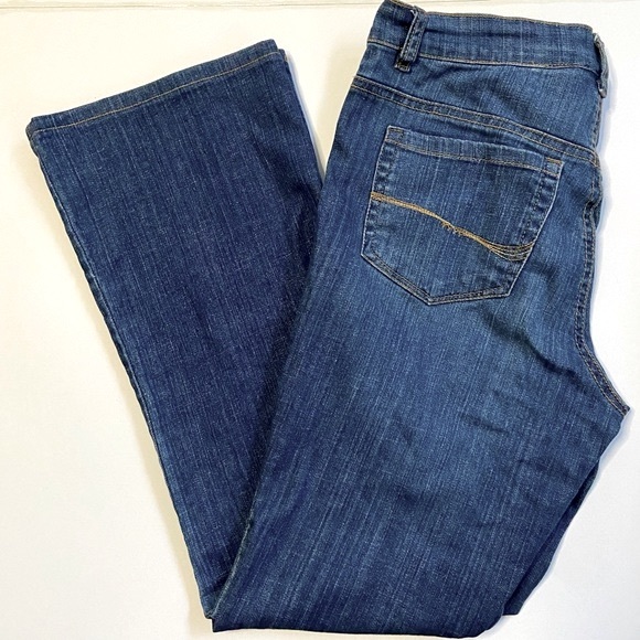 JONES & CO Vintage Bootcut Wide Leg Jeans Medium Wash High Rise Jones New York - Picture 4 of 15